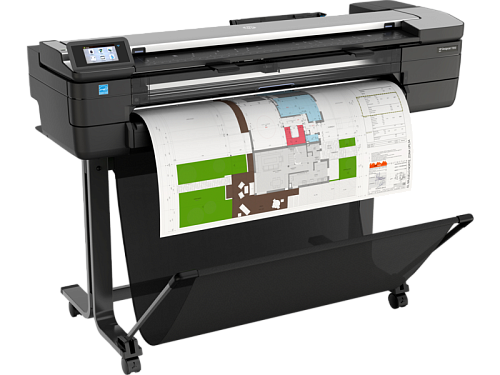 HP DesignJetT830 MFP (p/s/c, 24",4color,2400x1200dpi,1Gb,26sppA1,USB for Flash/GigEth/Wi-Fi,stand,mediabin,rollfeed,sheetfeed,tray50(A3/A4),autocutter