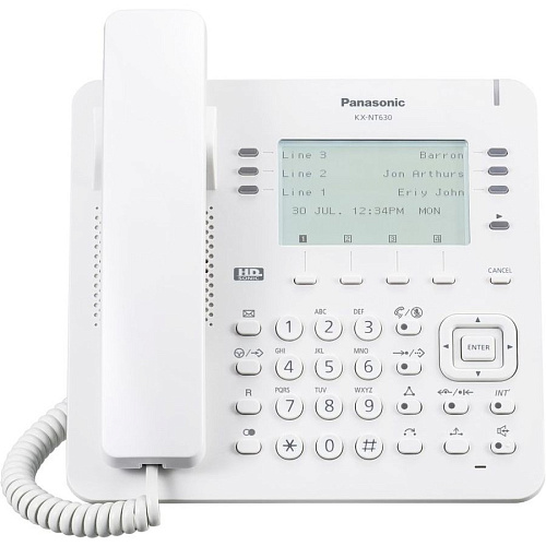 panasonic kx-nt630ru телефон ip белый