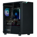 Корпус MINITOWER mATX Mini-ITX W/PSU до 8xFan(1x120mm ARGB предустановлено) черный с окном T4 Plus Zalman