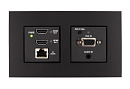 Передатчик DM Lite и автоматический переключатель 3x1 Crestron [HDI-TX-301-C-2G-E-B-T] для HDMI, VGA и удлинения аналогового аудиосигнала по кабелю CA