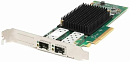 DELL Emulex LPe35002 Dual Port FC32 Fibre Channel HBA, PCIe Full Height V2, Customer Kit (including FC32 trancievers x 2)