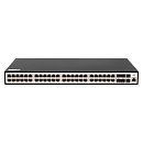 Коммутатор SNR Управляемый коммутатор уровня 2+, 48 портов 10/100/1000Base-T, 6 портов 1/10G SFP+, встроенный БП ~220V AC (незначительное повреждение