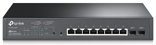 коммутатор TP-Link SG2210MP, Omada™ 10-Port Gigabit Smart Switch with 8-Port PoE+
