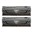 Модуль памяти PATRIOT Viper Steel Gaming DDR4 Общий объём памяти 16Гб Module capacity 8Гб Количество 2 4133 МГц Множитель частоты шины 19 1.35 В PVS41