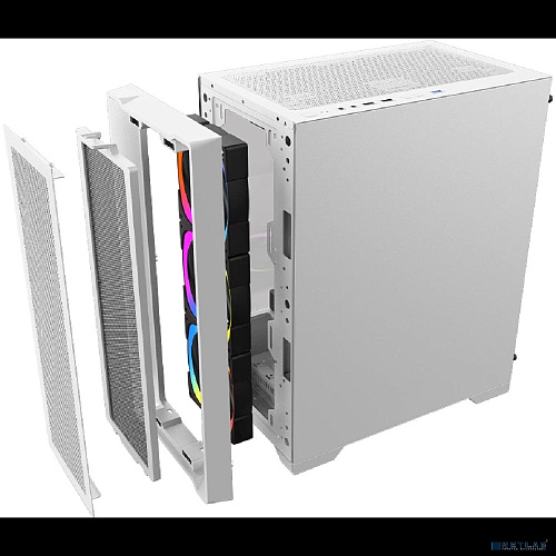 1STPLAYER TRILOBITE T4 MESH ARGB White / mATX / 4x120mm ARGB fans / T4-WH-4FS7-W