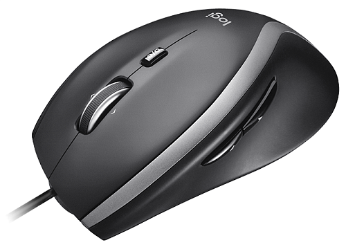 Мышь проводная Logitech Mouse M500s, USB, Black, 400-4000dpi, [910-005784]