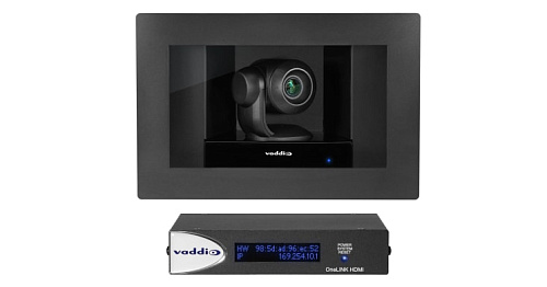 Система с камерой RoboSHOT IW (Clear Glass) OneLINK HDMI Kit [999-9966-101] Vaddio [999-9966-101] черная рамка