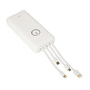 Perfeo Powerbank ABSOLUTE 20000mah In Micro usb,USB /Out USB,Micro usb,Type-C,Lightning, 2.1А/ White (PF_D0164)