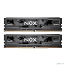 Оперативная память Apacer DDR5 32GB 6400MHz DIMM NOX Black Gaming Memory CL36 1.4V Kit (2x16GB) Heat Sink (Retail) 2048*8 3 years (AH5U32G64C652M