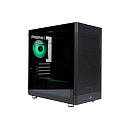 Блок питания Eurocase mATX M08 ARGB черный без БП закаленное стекло USB 3.0