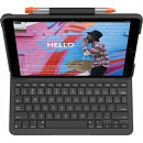 920-009652 Logitech клавиатура-чехол для Apple iPad 2019 Slim Folio серый