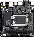 Материнская плата Gigabyte H610I Soc-1700 Intel H610 2xDDR5 mini-ITX AC`97 8ch(7.1) GbLAN+VGA+HDMI+DP