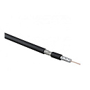 Hyperline COAX-RG6-CU-500 кабель коаксиальный RG-6,75Ом(ТВ,SAT,CATV),жила-1.02мм (18 AWG,медь,solid),экран-фольга+оплетка(луженная медь,48%)+фольга,об