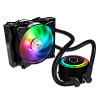Система охлаждения/ Cooler Master MasterLiquid ML120R RGB (180W, 120mm, ARGB, fans:2x120mm/66.7CFM/30dBa/2000rpm, 1200/115X/2066/2011-V3/2011/AM5/AM4