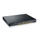 коммутатор Smart L3 Lite коммутатор Zyxel NebulaFlex XMG1930-30HP, rack 19", 24xRJ-45: 1/2.5G PoE+ (4 из них PoE++), 4xRJ-45: 1/2.5/5/10G PoE++, 2xSFP