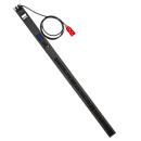 Блок розеток вертикальный 3-фазный с автоматом, общий мониторинг по RS-485 и IP, 16A / 380V, 6xC19 + 36xC13, шнур 3.0 м, разъем IEC309 (После ремонта)