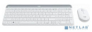 920-009207 Logitech Клавиатура + мышь MK470 WHITE оригинальная заводская гравировка RU/LAT