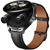 Watch Buds Black Leather Strap