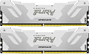 Память оперативная/ Kingston 32GB 6000MT/s DDR5 CL32 DIMM (Kit of 2) FURY Renegade White XMP
