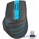 A-4Tech Мышь FStyler FG30 BLUE серый/синий оптическая (2000dpi) беспроводная USB [1147561]