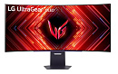 Монитор LG 44.5" 45GS95QE-B Gray/Violet, Curved 800R, 21:9, OLED, 3440x1440, 0,03ms, 275cd, 240Hz, 2xHDMI, DP, 2xUSB, HAS