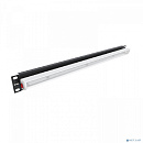 NTSS Панель осветительная NTSS, светодиодная (LED), крепление 19 1U, 220V, кабель 1.5м, немецкий стандарт, черный RAL 9005 NTSS-LU-1U-LED-BL