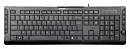 Клавиатура A4Tech KD-600 черный USB slim Multimedia