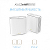 Бесшовный Mesh роутер Asus ZenWiFi XD6 (W-2-PK) AX5400 10/100/1000BASE-TX белый (упак.:2шт)