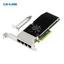 Сетевой адаптер LR-LINK LREC9804BT Intel XL710-BM1+EZX557AT4 PCI-E 3.0 x8 10GB 4X RJ45 X710-T4