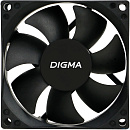 Вентилятор Digma DFan-80 80мм черный 3-pin 4-pin (Molex) Ret