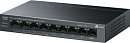 Коммутатор TP-Link LS109P (L2) 9x100Мбит/с 8PoE 8PoE+ 63W неуправляемый