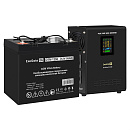 Комплект ИБП EX295996RUS + батарея 55Aч EX285667RUS 1шт (инвертор, синус, для котла, настенный) ExeGate FineSine SX-800.LCD.AVR.2SH <800VA/500W, чиста