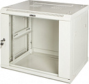Шкаф коммутационный Lanmaster (TWT-CBWPG-15U-6X6-GY) настенный 15U 600x600мм пер.дв.стекл задн.дв.стал.лист 2 бок.пан. 60кг серый 500мм 33кг 768мм IP2