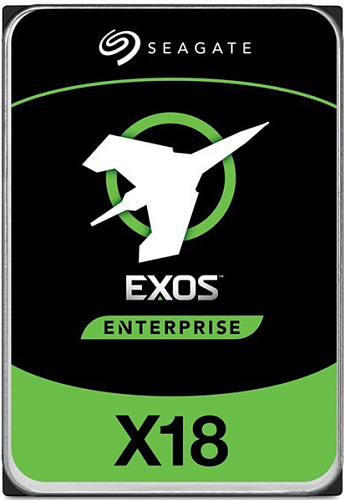 Жесткий диск SEAGATE Exos X18 HDD 3.5" SAS 18Tb, 7200 rpm, 256Mb buffer, 512e/4kn, CMR, ST18000NM004J, 1 year
