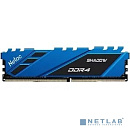 Память DIMM DDR4 8Gb PC28800 3600Mhz Netac Shadow Blue с радиатором (NTSDD4P36SP-08B)