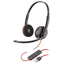 Plantronics 209745-22 Проводная гарнитура BlackWire C3220 USB-A, SINGLE UNIT