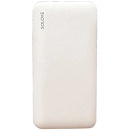 Внешний аккумулятор Power Bank Xiaomi (Mi) SOLOVE 10000mAh Type-C с 2xUSB выходом, кожаный чехол (001M+ Beige RUS) (РУССКАЯ ВЕРСИЯ!!), бежевый (005661