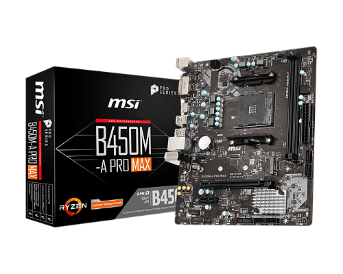 Материнская плата/ B450M-A PRO MAX