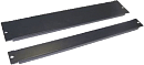 19" фальш-панель 2U, черная