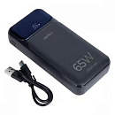 Perfeo Powerbank LAPTOP 65W 20000 mAh/LED дисплей/PD+QC 3.0/2Type-C/1 USB,max 65W/Black