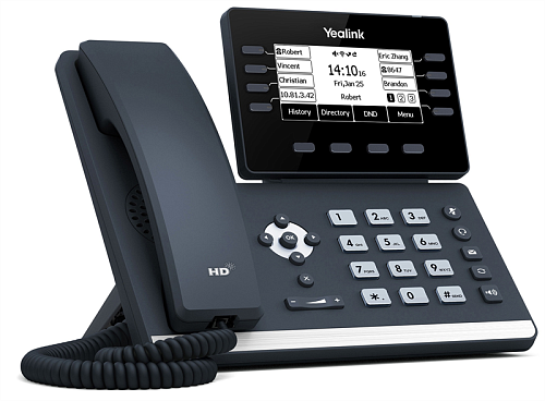 IP телефон YEALINK SIP-T53, 12 аккаунтов, 3.7" LCD-экран 360х160,USB, GigE, без БП, шт