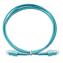 EUROLAN 41F-30-SC-SC-07 Оптический коммутационный шнур дуплексный, OM3, 2х50/125, SC-SC, 7 м
