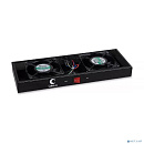 Cabeus TRAY-FAN2-BK Модуль вентиляторный с 2-я вентиляторами для установки в настенные шкафы серии SH-05F, цвет черный (RAL9004)