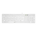 Клавиатура Genius SlimStar 126 White USB [31310017410]