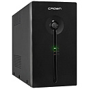 Источник бесперебойного питания/ UPS CROWN 2000VA/1200W, металл, 2x12V/9AH, розетки 4*IEC + 2*EURO+1*IEC bybass, трансформатор AVR 140-290V, съёмный к
