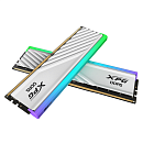 Оперативная память ADATA DDR5 DIMM 32GB 6000MHz 2*16GB 34-38-38 WHITE DUAL TRAY RGB
