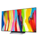LG 55" OLED55C2RLA темно-серый {4K Ultra HD 120Hz DVB-T DVB-T2 DVB-C DVB-S DVB-S2 USB WiFi Smart TV (RUS)}