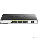 D-Link DGS-3000-28XS/B1A Управляемый L2 коммутатор с 24 портами 1000Base-X SFP и 4 портами 10GBase-X SFP+