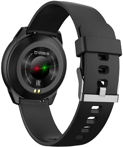 IRBIS Орион 1.3IPS full touch round display, HRS3301, 200mAh, plastic, heart rate, call message, pedoment, sleep monitor