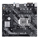 ASUS PRIME B460M-K, LGA1200, B460, 2*DDR4, D-Sub + DVI, SATA3 + RAID, Audio, Gb LAN, USB 3.2*6, USB 2.0*6, COM*1 header (w/o cable), mATX ; 90MB1400-M